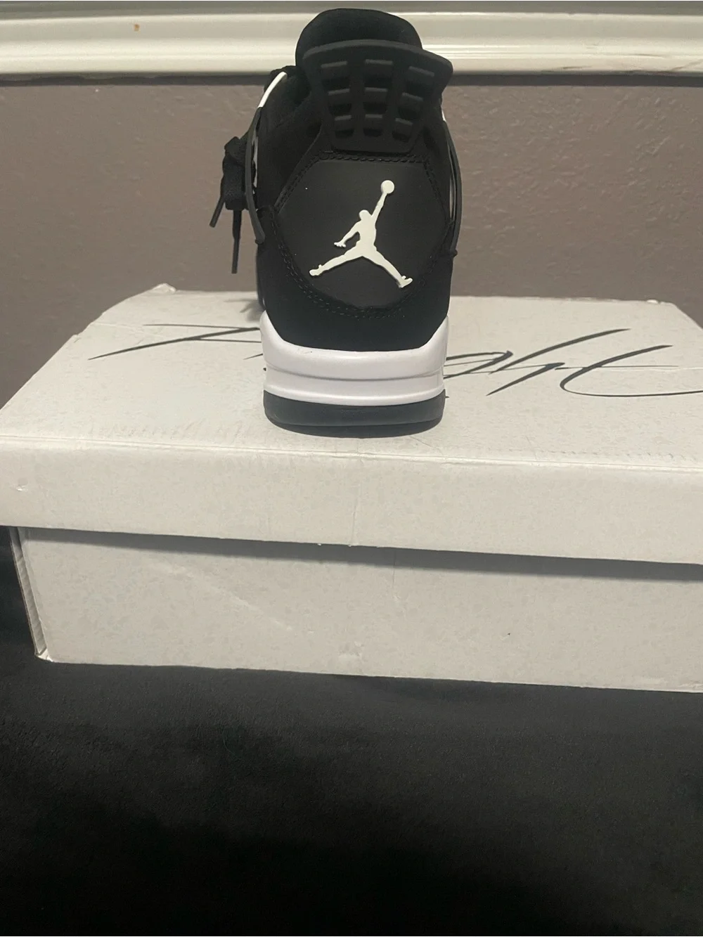 Jordan Black and White Retro Sneaker